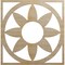 Ekena Millwork Blume Wood Fretwork Pierced Ceiling Medallion, Hickory, 22"OD x 7 5/8"ID x 1/4"T CMWP22X22X0250BLHI - alternate 1